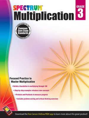 cover image of Multiplication, Grade 3